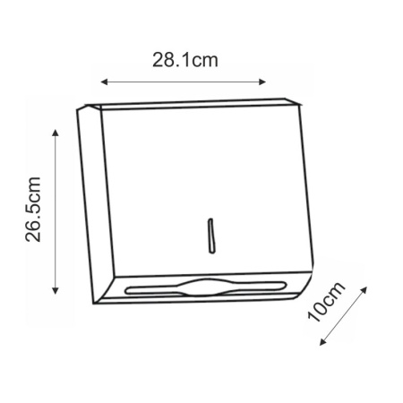 Диспенсер для бумажных полотенец WasserKRAFT K-10091