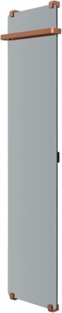 Полотенцесушитель электрический Allen Brau Infinity 180x44 с рейлингом и креплением, медь браш
