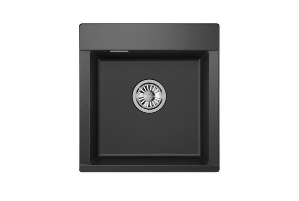 Мойка для кухни Granula Estetica 4701 черный, 47х50 см, квадратная