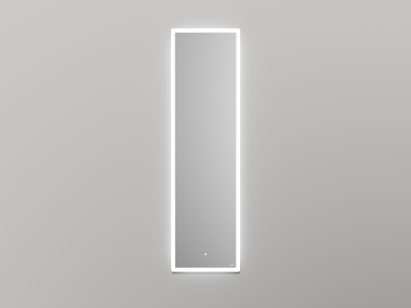 Зеркало для ванной ARMONIA овальное  с двойной LED подсветкой 450*900*25 mm