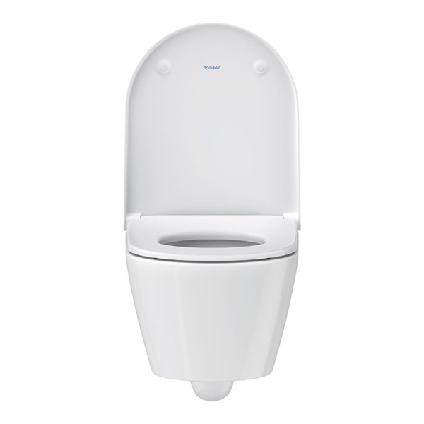 Duravit D-Neo Унитаз подвесной 48х37см, безободковый, сиденье микролифт, цвет: белый 45880900A1 (2588090000+0021690000)