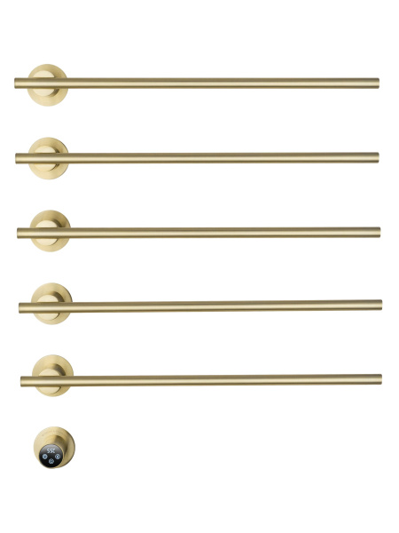 Полотенцесушитель электрический встраиваемый WONZON & WOGHAND, Брашированное золото (WW-A365-BG)