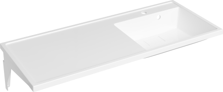 Раковина STWORKI Флом SFnS1200R на стиральную машину, с кронштейном