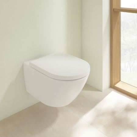 Унитаз Villeroy & Boch Subway 3.0, подвесной, открытый смыв, TwistFlush, 4670T0RW