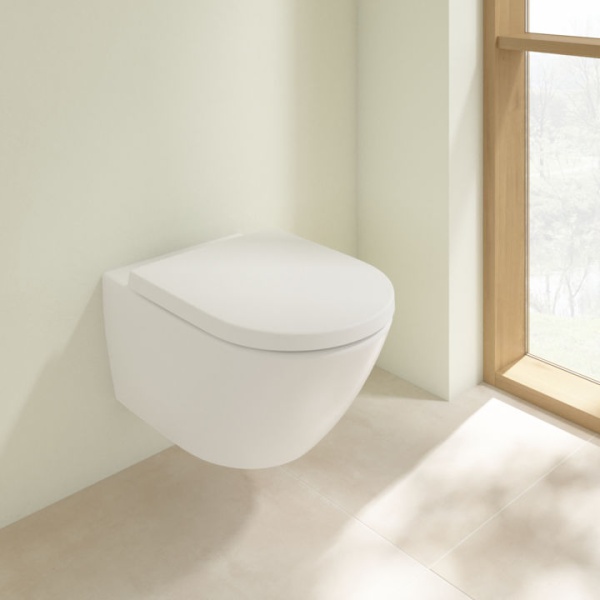 Унитаз Villeroy & Boch Subway 3.0, подвесной, открытый смыв, TwistFlush, 4670T0RW