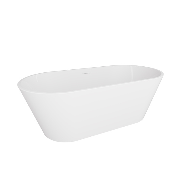 Ванна акриловая Vincea VBT-4291-1700, 1700*800*580, цвет белый, щелевой перелив