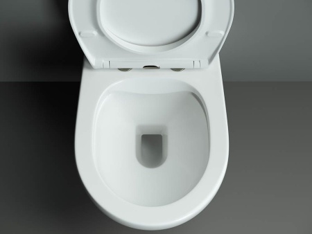 Подвесной унитаз Ceramicanova PEARL (безободковый), белый, CN8001