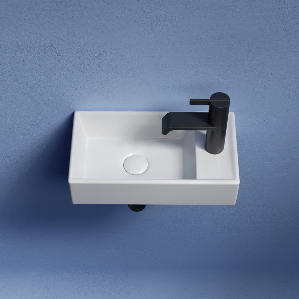 Умывальник Ceramicanova чаша накладная круглая (цвет Белый Матовый) Element 360x360x120мм