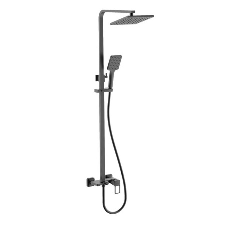 Смеситель с верхним душем черный IDDIS Bild BILBL1Fi06