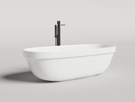 Ванна отдельностоящая Salini GRECA IN 180x80, S-Stone, матовый белый 104821M