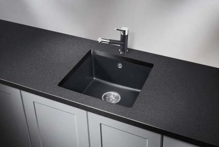 Мойка для кухни Granula 4451 шварц, 45,5х46 см, квадратная