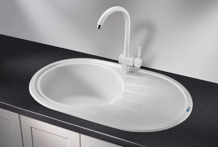 Кухонная мойка Granula ST-7601 белый