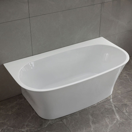 Ванна акриловая Vincea VBT-423-1700, 1700*900*600, цвет белый, слив-перелив в комплекте, хром