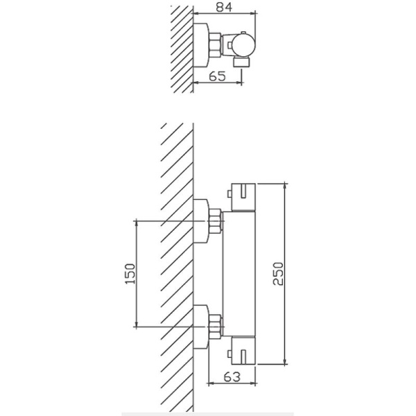 Смеситель для душа Haiba HB20809