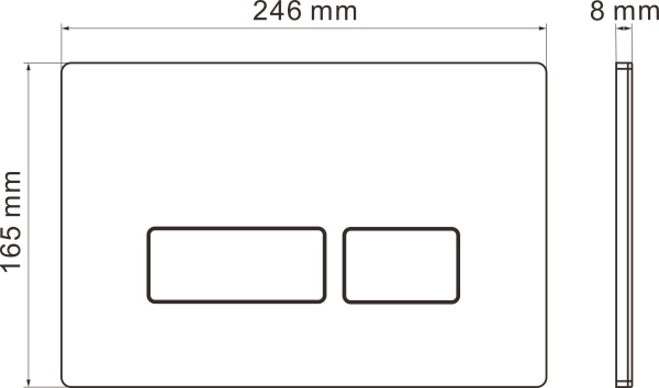 Комплект 6 в 1 RoxenBath StounFix Dual Fresh 964205 (состоит из: 710200, Caspia 410280CH, 530170-01)