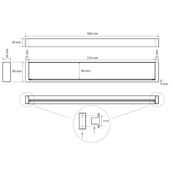 Полочка Bemeta Gamma 145802312