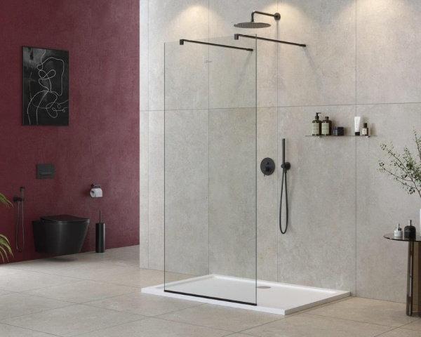 Душевая перегородка CEZARES LIBERTA-L-2-80-120-C-NERO