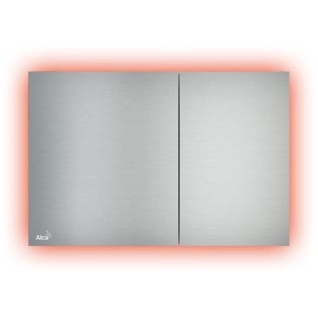 Кнопка управления Alcaplast AIR с подстветкой металл-матовый AIR LIGHT