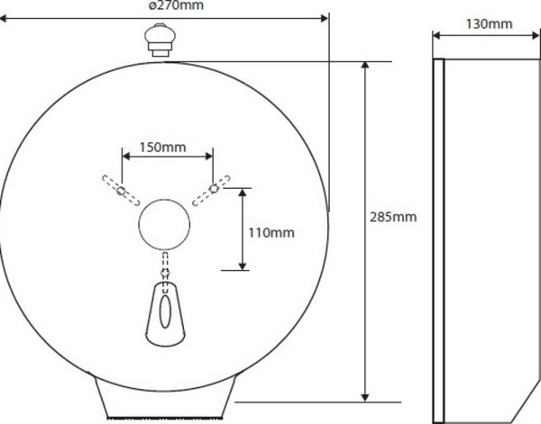 Держатель туалетной бумаги Hotel 121112056