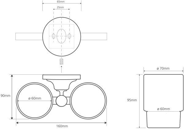 Стакан Bemeta Retro 144110027 (двойной)