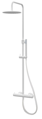 Душевая система с термостатом Paffoni Mini Birillo ZCOL638KLIQBO белый матовый