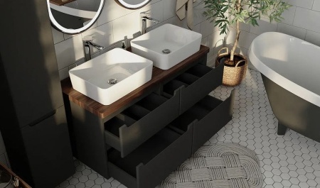 Столешница Jorno Wood 120 Wood.06.120/DW темное дерево