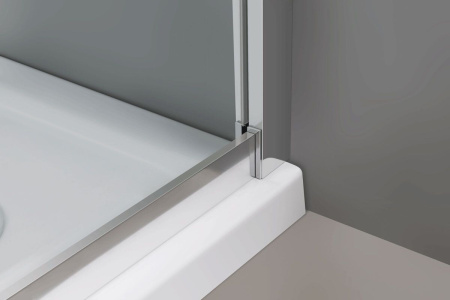Душевой уголок Vincea Scala VSQ-2SC100CL, 1000*1000, хром, стекло прозрачное