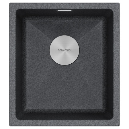 Мойка LUMI 41UNI, IT-GRANIT, LU41-DG, графит, 410х460, Paulmark