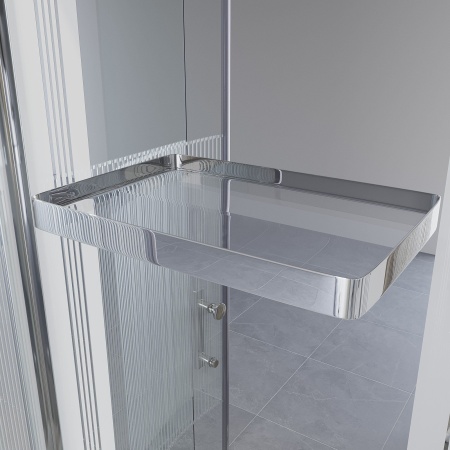 Душевая кабина Niagara Ultra NG-7012-01 120х120х220, низкий поддон 16 см, стекло прозрачное с рисунком