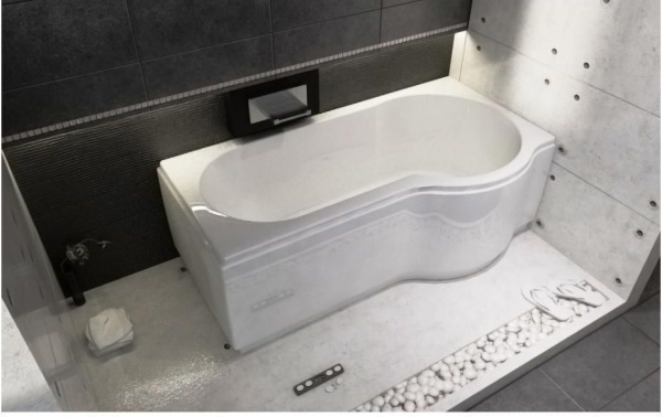 Акриловая ванна с усиленным каркасом и сифоном Riho Dorado 170x90 L BA8100500000000