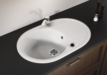 Кухонная мойка TOLERO Classic R-116 №001 Серый металлик