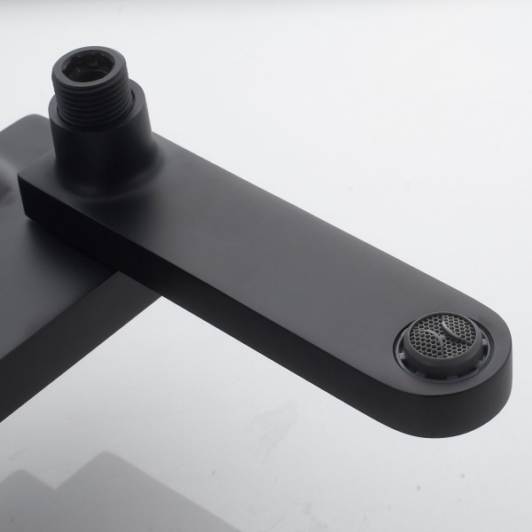 Душевая система Shevanik S4536H, черный