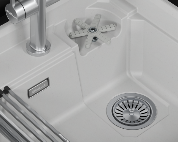 Мойка для кухни Granula Kitchen Space Rinzer 5807R арктик, 58х52 см, прямоугольная