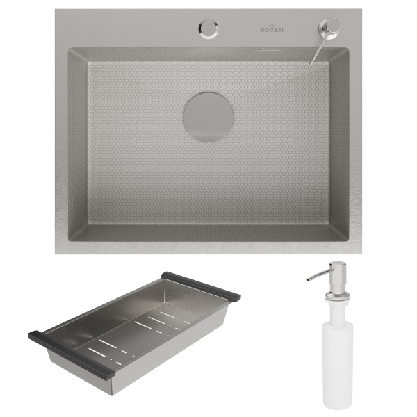 Кухонная мойка Roxen Snake 60 (текстурное покрытие)