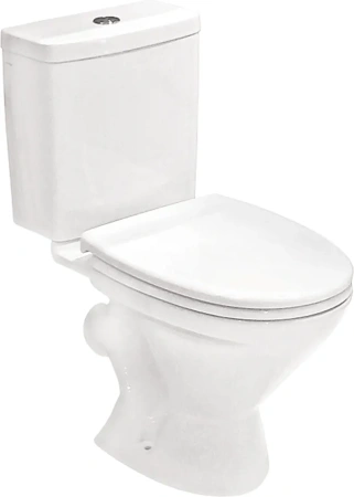 Крышка-сиденье для унитаза Santek Лига/Ирис 1.WH10.6.906 дюропласт, пластиковые крепления