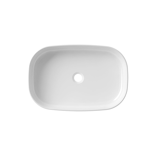 Комплект 3 в 1 Lavinia Boho Bathroom Sink 21520055: накладная фарфоровая раковина 54 см, металлический сифон, донный клапан