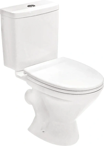 Крышка-сиденье для унитаза Santek Лига/Ирис 1.WH10.6.906 дюропласт, пластиковые крепления