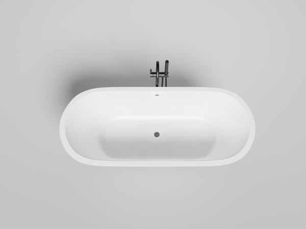 Ванна встраиваемая Salini ORNELLA AXIS 170x75 покраска по RAL полностью, S-Sense, глянцевый 103413GF