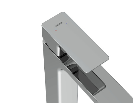 Смеситель для раковины Cersanit GEO высокий однорычажный клик клак, 63043
