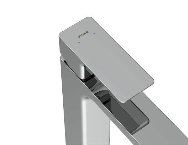 Смеситель для раковины Cersanit GEO высокий однорычажный клик клак, 63043