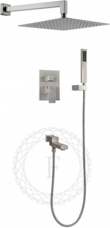 Душевая система скрытого монтажа FILARETE Fing FL1040 (Никель)
