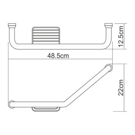 Поручень для ванны WasserKRAFT K-1077Left