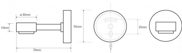 Мыльница для ванной Bemeta Omega 104108202