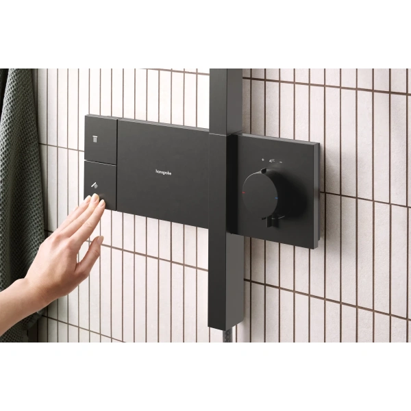 Душевая система Hansgrohe Raindance Alive S 24582340. матовый черный хром 24582340