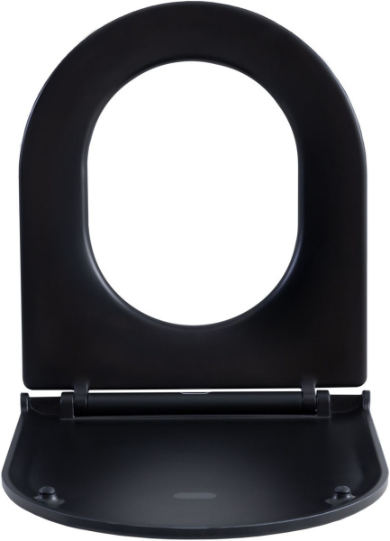 Сиденье для унитаза Aquanet Lake черный матовый