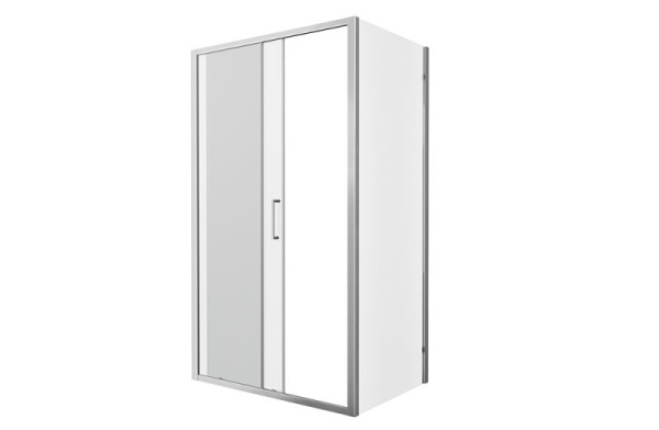 Душевой уголок BRAVAT Line без поддона одна раздвижная дверь 1200x800x2000 BS120.3101A