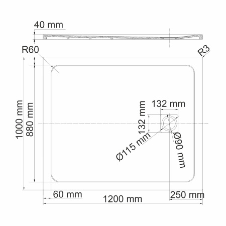 Душевой поддон WasserKRAFT Neime 19T10