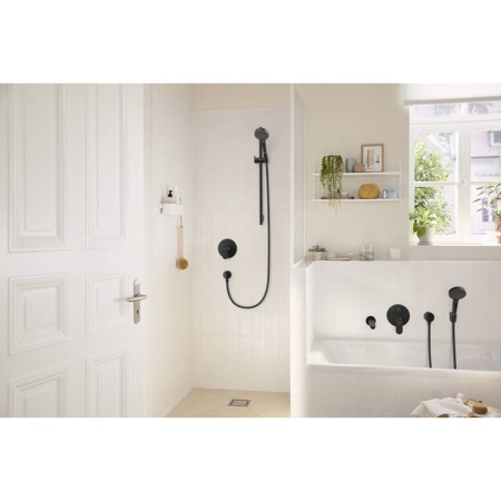 Hansgrohe Rebris S Встраиваемый смеситель для душа черный матовый 72667670