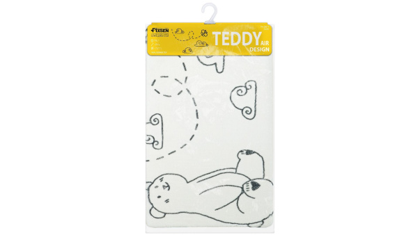 Коврик для ванной Fixsen Teddy Air 1-ый, FX-6001T, белый, 50х80см