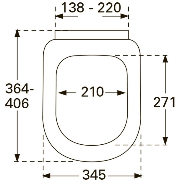 Крышка-сиденье Villeroy&Boch Subway (Quick Release, Soft Close) 9M66S101